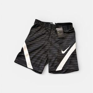 Nike Men's Dri-Fit Athletic Shorts in Black with White Accents